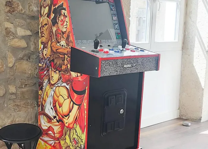 L'arcadia 4 Lits Climatise Jeu D'arcade Centre Historique شقة