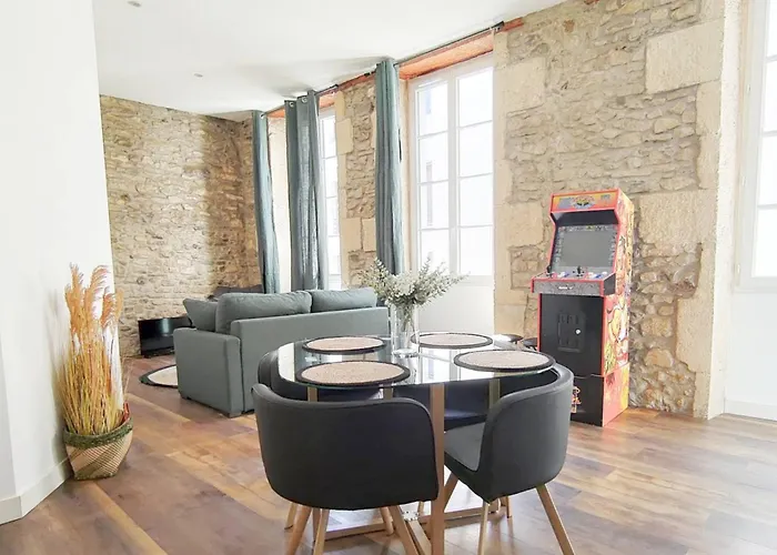 شقة L'arcadia 4 Lits Climatise Jeu D'arcade Centre Historique